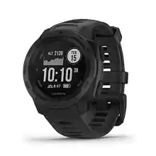 Garmin Instinct, Reloj inteligente con GPS resistente al agua, funciones deportivas y notificaciones del smartphone