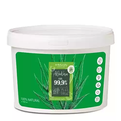 Gel Aloe Vera PURO 99.9% Hidratante Corporal, 1000 ml