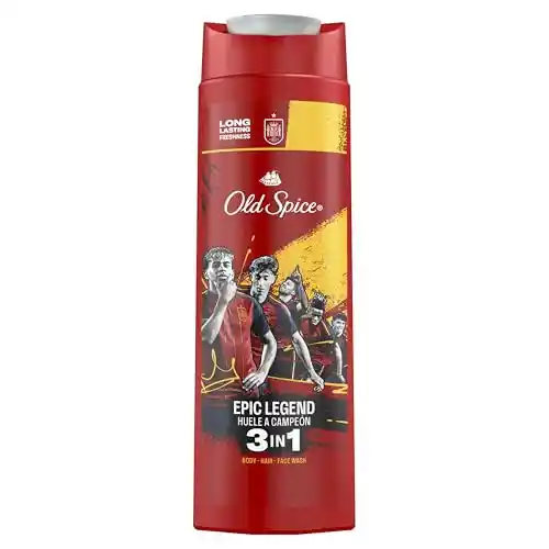 Gel de ducha y champú 3 en 1 Old Spice 400ml