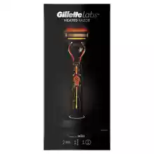 GilletteLabs Heated Razor Maquinilla de afeitar + cuchilla de recambio + base de carga + enchufe inteligente