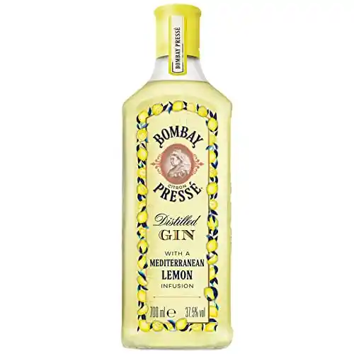 Ginebra Bombay Citron Pressé Premium sabor limón 700ml