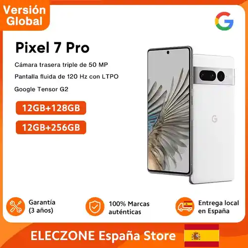 Google Pixel 7 Pro 5G 12GB/128GB (desde España, 3 años de garantía)