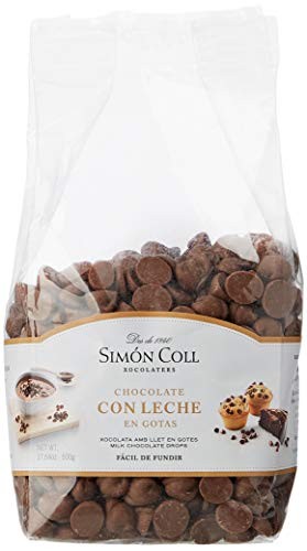 Gotas de Chocolate con Leche para postres - 500g