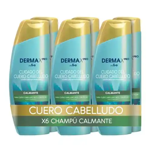 Pack 6x champú H&S DERMAXPRO Anticaspa 300ml