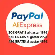 Hasta 75€ de dto. pagando con PayPal en AliExpress en la Promo del 11.11