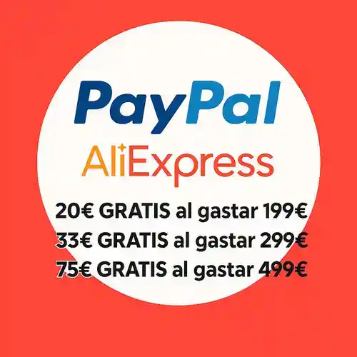 Hasta 75€ de dto. pagando con PayPal en AliExpress en la Promo del 11.11