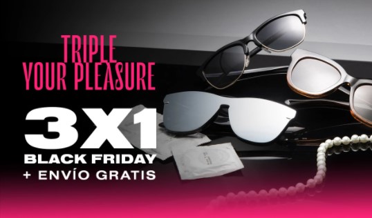 Black Friday 3x1 en gafas + envío gratis