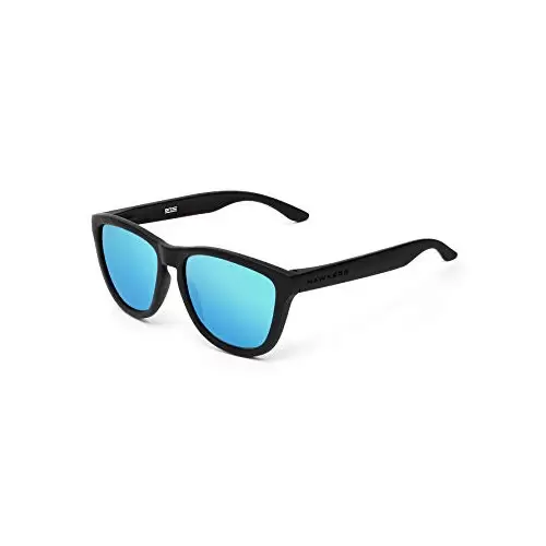 HAWKERS ONE POLARIZED Gafas de sol, Unisex Adulto, Negro Carbon / Azul Claro Polarizado, Talla única