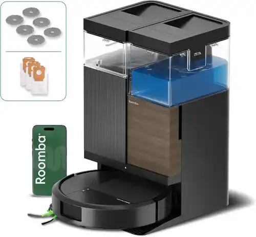 iRobot Roomba Plus 576 Combo y Base AutoWash multifunción 25KPa