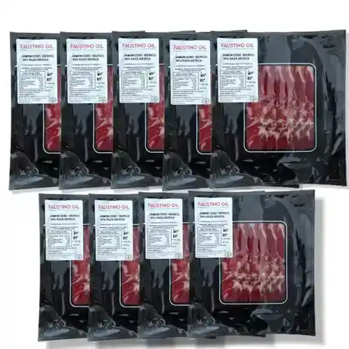 Jamón Ibérico de Cebo - 9 sobres de  100g ¡SOLO HOY!