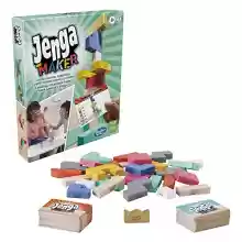 Jenga Maker - Juego de apilar Bloques de Madera para 2 a 6 Jugadores