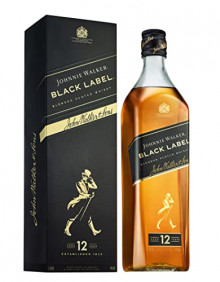 Johnnie Walker Black Label Whisky 12 años - 1000 ml
