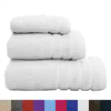 Juego de 3x toallas de baño 500g/m2 100% algodón (11 colores a elegir)