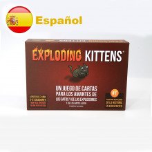 Juego de cartas Exploding Kittens para Niños y Adultos