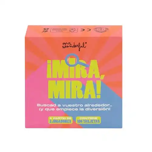 Juego de cartas Mr. Wonderful Mira Mira