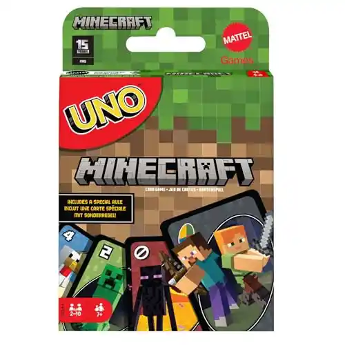 Juego de cartas UNO de Minecraft