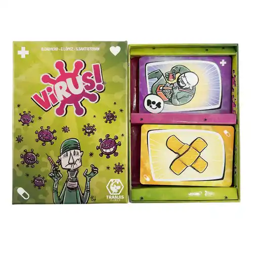 Juego de cartas Virus por 4,04€ y Virus 2 Evolution por 4,54€