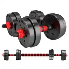 Juego De Mancuernas Ajustables Multifuncionales 3 En 1 (10kg)