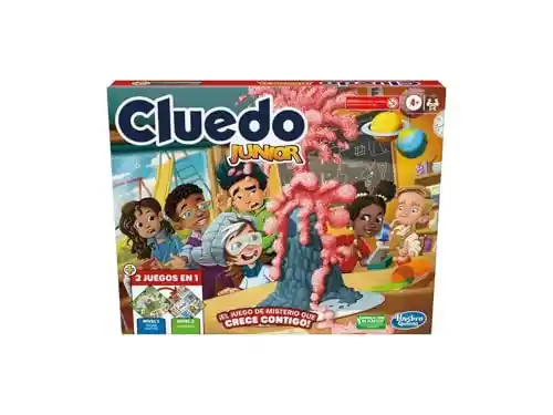 Juego de mesa infantil Cluedo Junior de Hasbro.