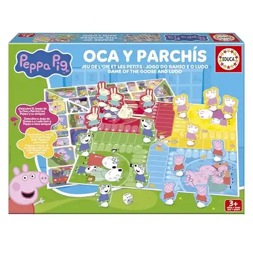 Juego de mesa Parchís Oca Peppa Pig