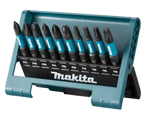 Juego de puntas Makita E-12011, 10 piezas.