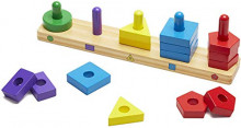 Juego tablero para apilar y clasificar