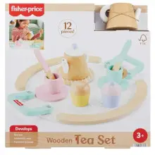 Jueguete Fisher-Price Set Té Madera 12 Piezas