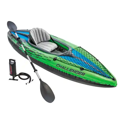 Kayak hinchable Intex Challenger K1 con accesorios e inflador