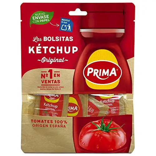 Ketchup Prima Monodosis 12 Bolsitas