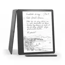 Kindle Scribe, el primer Kindle que a la vez es un cuaderno digital, todo en uno, con 16 GB de almacenamiento y una pantalla Paperwhite de 10,2" y 300 ppp | Con el lápiz básico