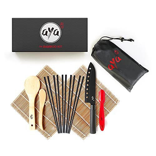 Kit de 12 piezas de bambú para hacer Sushi