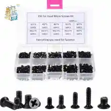 Kit de 250 tornillos tipo M para electrónica