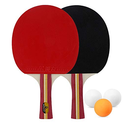 Kit de Ping Pong Lixada 2 palas + 3 pelotas