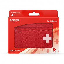 Kit de primeros auxilios Amazon Basic Care 54 piezas