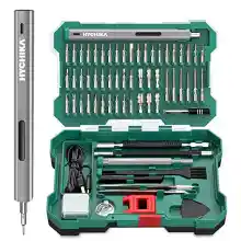Kit Mini Destornillador Eléctrico Hychika 67 en 1 con Puntas de Precisión