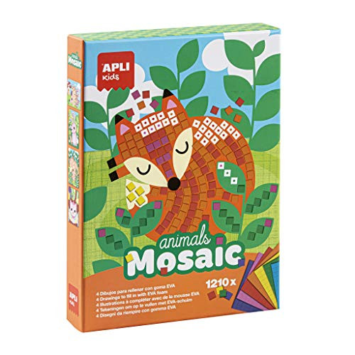Kit para montar mosaicos de goma EVA Apli Kids