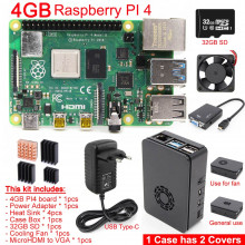 Kit Raspberry Pi 4 Model B 2GB placa + accesorios