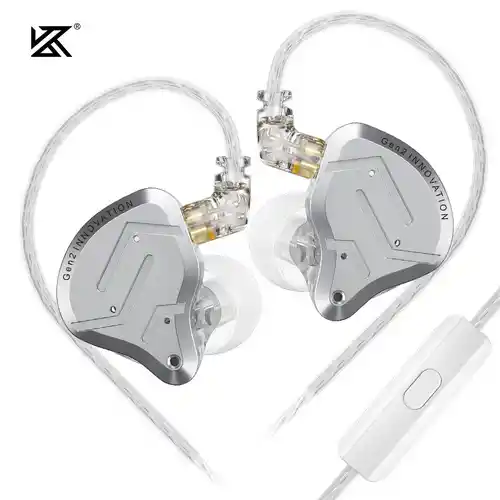 KZ ZSN Pro 2 - Auriculares híbridos intrauditivos de Metal
