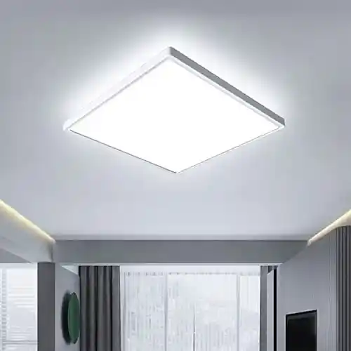 Lámpara de techo LED moderna, 6500K, IP44 para hogar y baño.