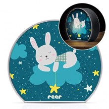 Lamparita, con diseño de conejo, luz nocturna para bebés y niños.