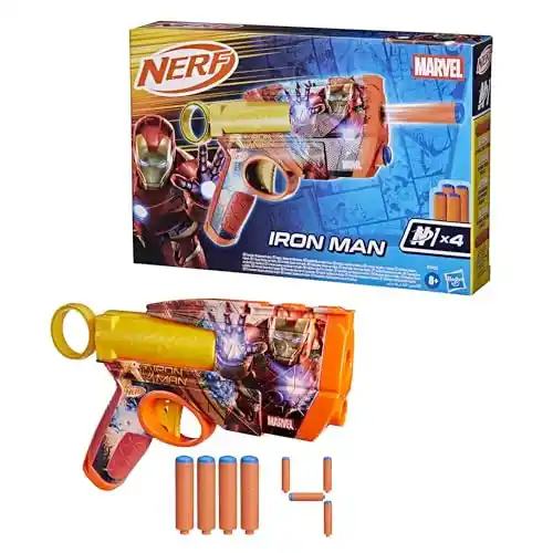 Lanzadardos Nerf Marvel Iron Man