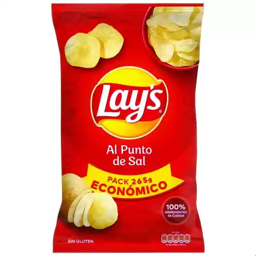 Lay'S Patatas Fritas Al Punto de Sal, 265g