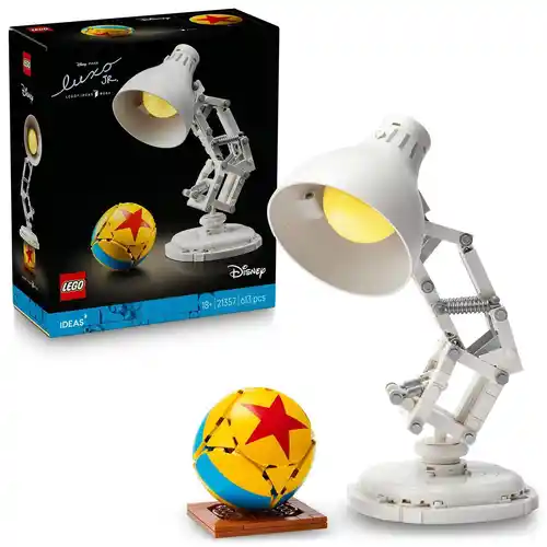 LEGO 21357 Ideas: Disney Pixar Luxo Jr. con Base y Pelota Pixar