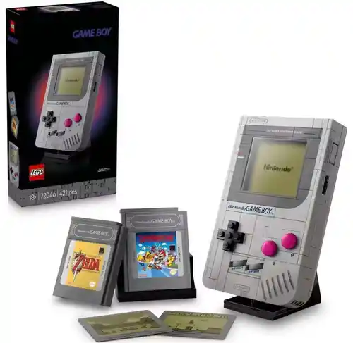 LEGO 72046 Super Mario: Game Boy con 2 Cartuchos de Zelda y Super Mario Land