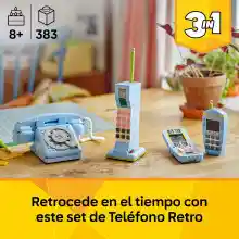 LEGO Creator 3 en 1 Teléfono Retro de Juguete