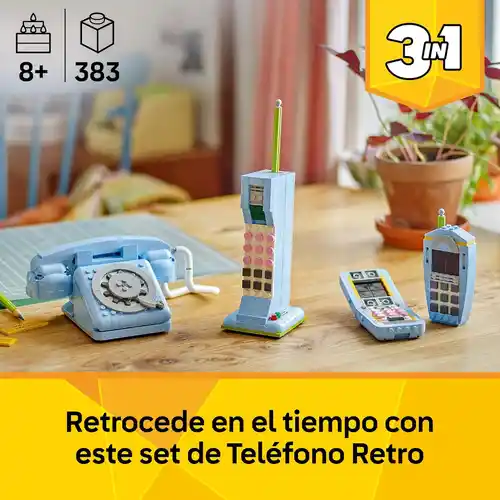LEGO Creator 3 en 1 Teléfono Retro de Juguete