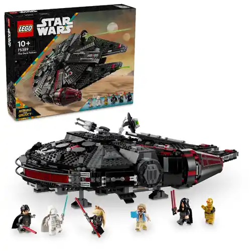 LEGO Star Wars: Halcón Oscuro, Maqueta de Nave Estelar con 6 Minifiguras [DE 00:00H A 02:00H ESTA NOCHE]