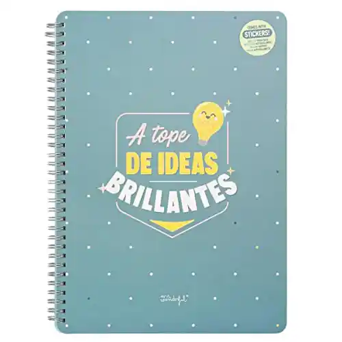 Libreta A4 Mr. Wonderful para ideas brillantes
