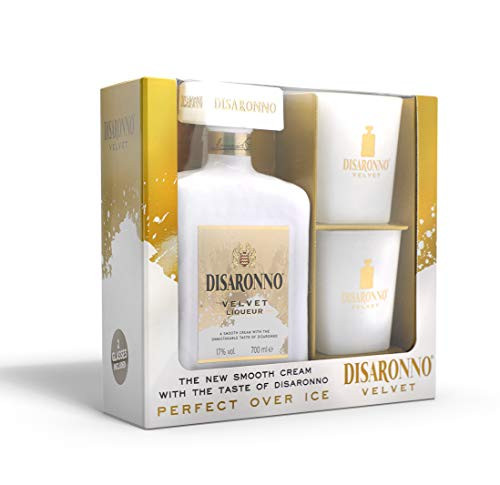Licor de crema Disaronno Velvet - 70cl +2 Vasos de regalo