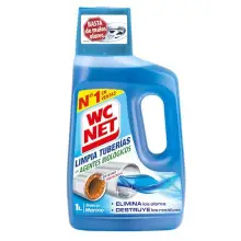 Limpiador biológico para tuberías 2x WC Net, presentación 1L